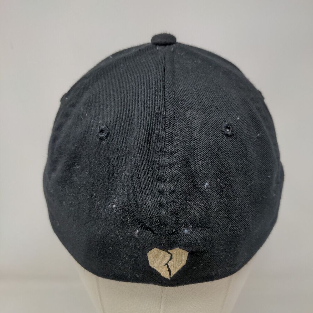 Atticus Fitted Hat Black Small-Medium Embroidered… - image 5